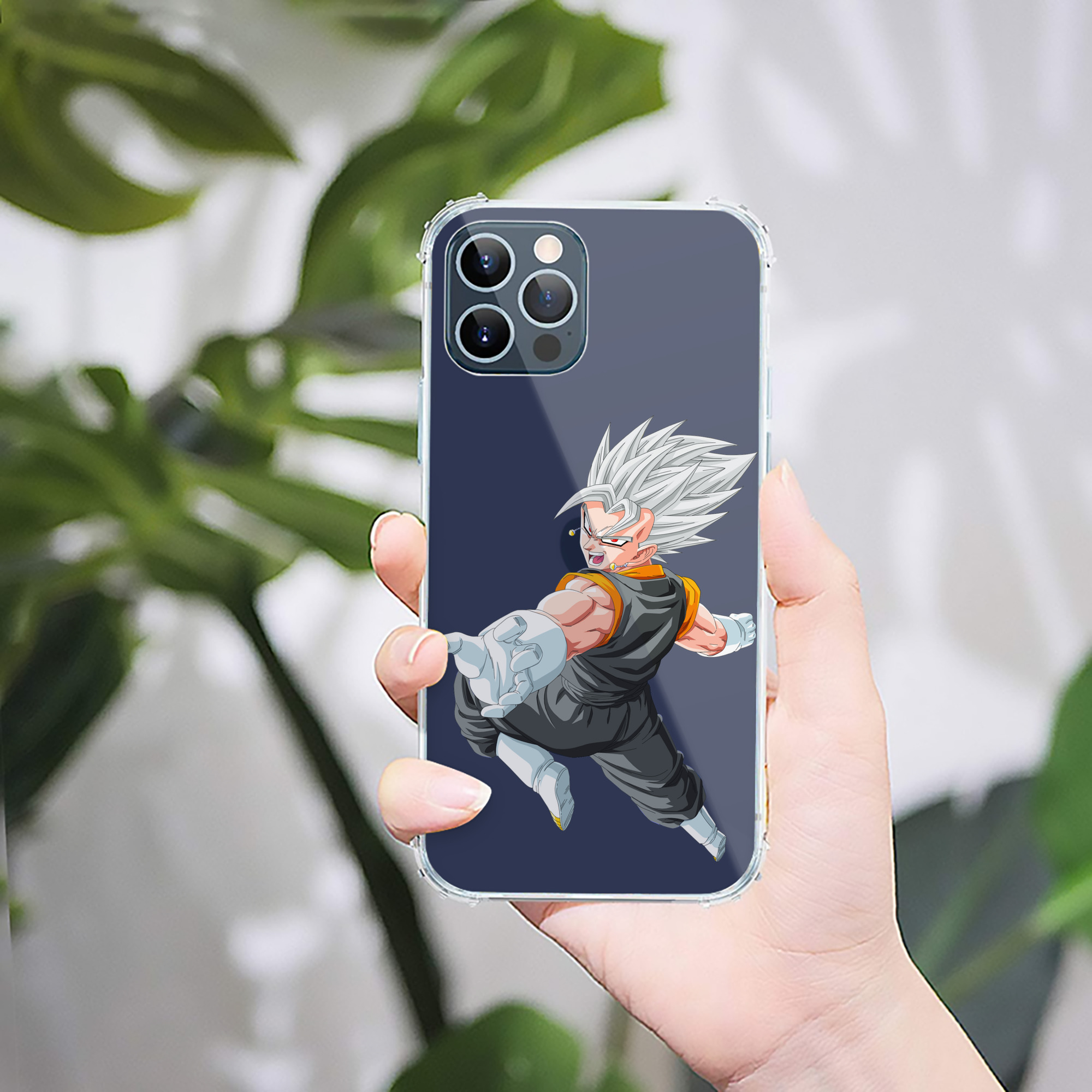（画像用） ドラゴンボール ベジータ四世（Bejīta Yonsei）DRAGON BALL Vegeta IV 【iPhone 12シリーズ対応】透明スマホケース（クリアソフトケース）